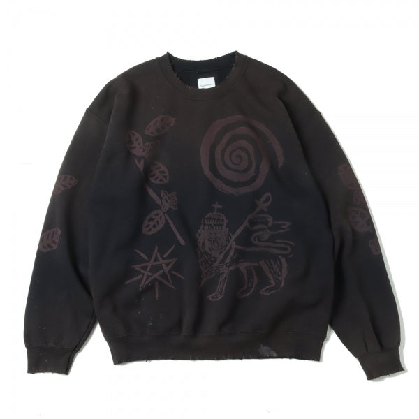 ETHIOPIA PRINT VINTAGE SWEATSHIRT