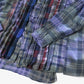 Flannel Shirt - Ribbon Wide Shirt / Tie Dye