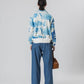 FLOWER FLARE SILHOETTE DENIM PANTS