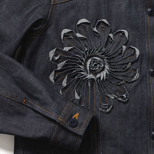 FLOWER DENIM JACKET