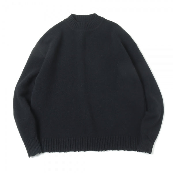 CREW NECK JUMPER 7G BOUCLE WOOL