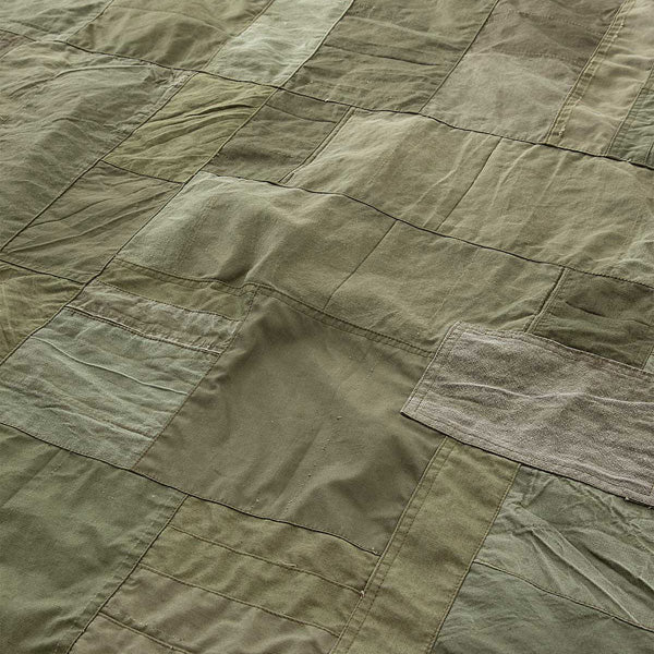 DAY BLANKET L UPCYCLED US ARMY CLOTH