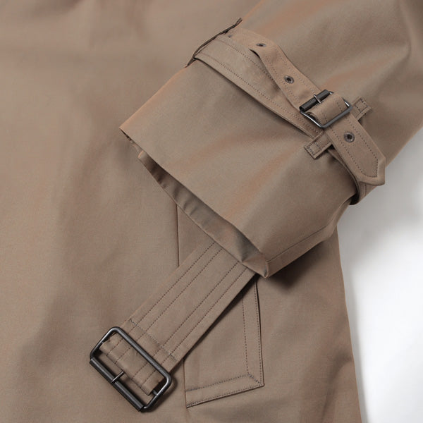 Gabardine Double Belt Trench Coat