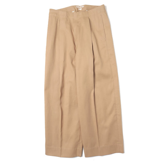 Dry Gabardine Super Wide Easy Slacks