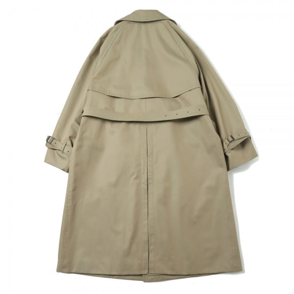 Gabardine Double Belt Trench Coat