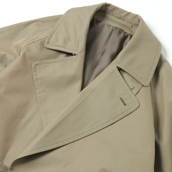 Gabardine Double Belt Trench Coat