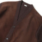Cashmere Leather Combination Cardigan