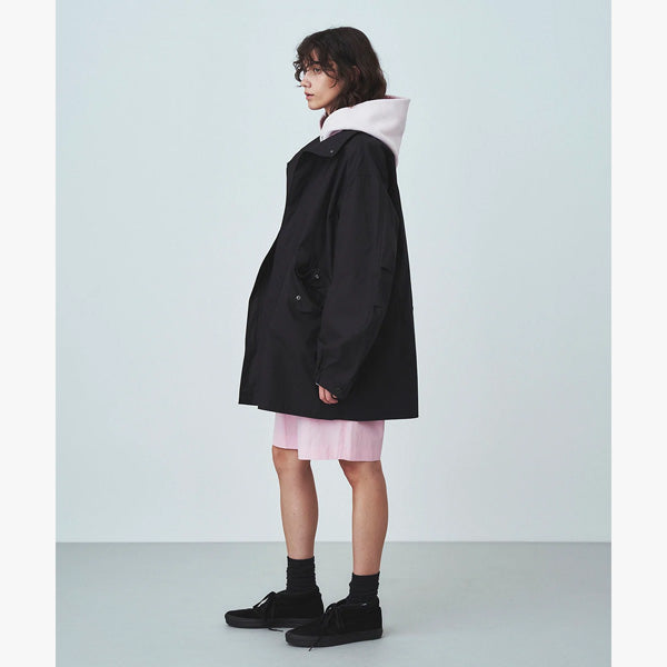 COTTON NYLON OXFORD SHORT MODS COAT