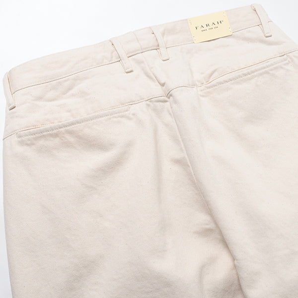 One-tuck Wide Tapered Pants(14ozムラ糸デニム)