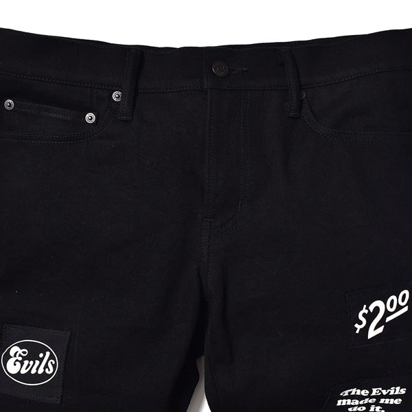 HYSTERIC GLAMOUR×MINEDENIM F.Black STR 5pocket OWS