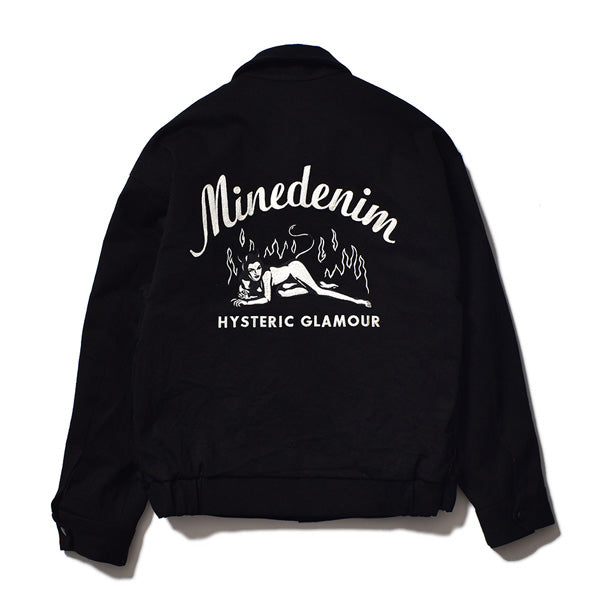 HYSTERIC GLAMOUR×MINEDENIM F.Black Denim JKT