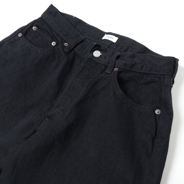 ブラックスビンコットン13.5ozストレートデニム BLACK (PTM-1STB