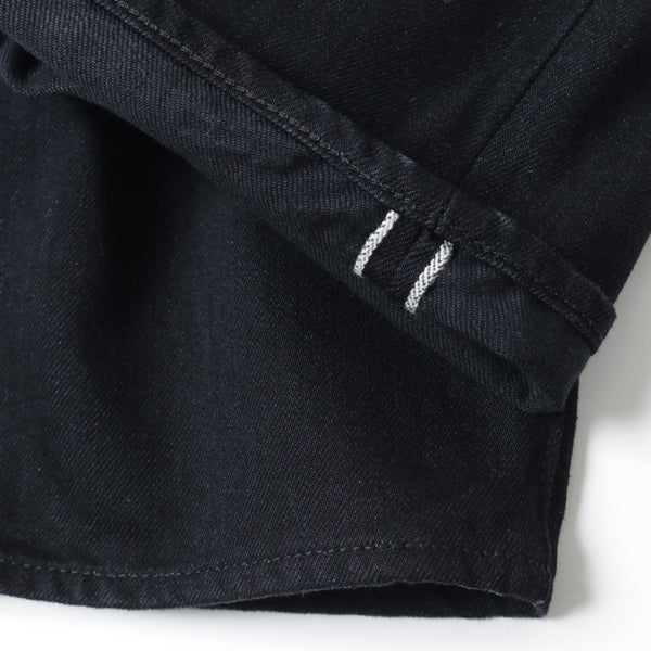 ブラックスビンコットン13.5ozストレートデニム BLACK (PTM-1STB ブラックスビンコットン13.5ozストレートデニム BLACK (PTM-1STB