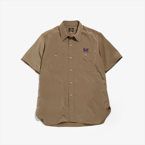 S/S Work Shirt - Poly Cloth (KP180) | NEEDLES / シャツ (MEN