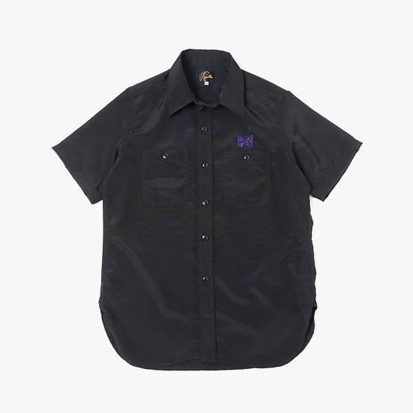 S/S Work Shirt - Poly Cloth (KP180) | NEEDLES / シャツ (MEN