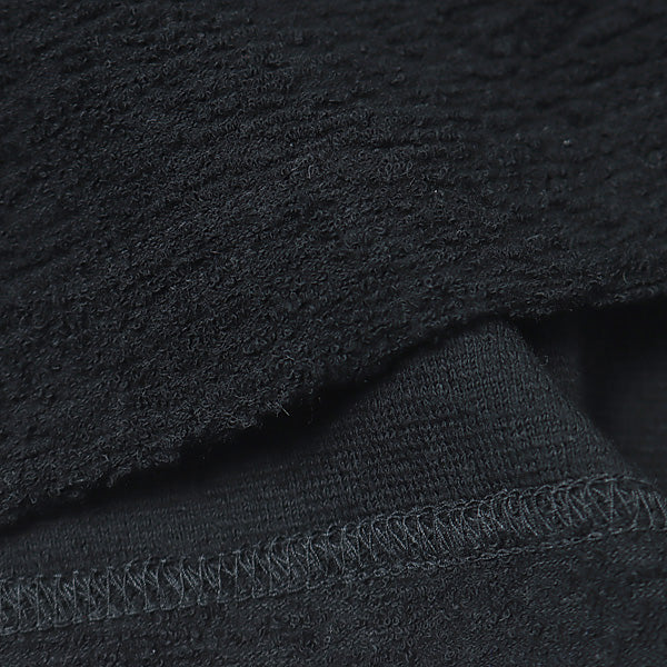 S/S Mock Neck Tee - Cotton Pile Jersey