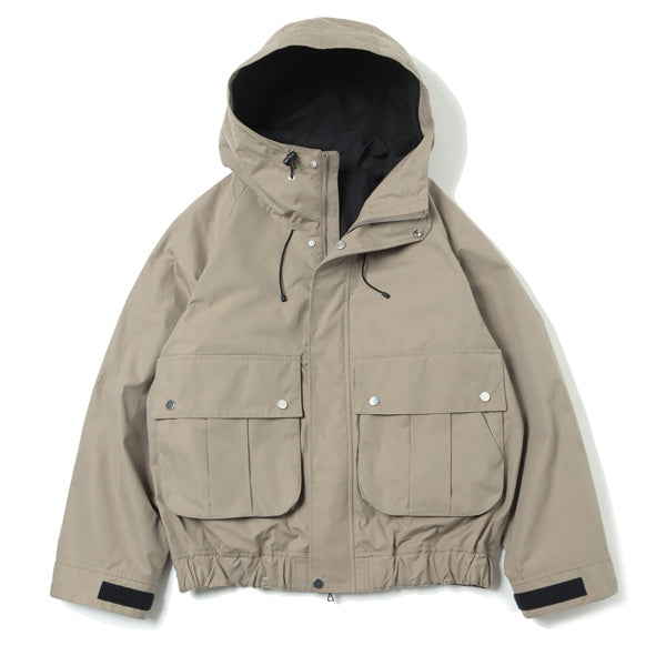 HOODED HUNTER JACKET ORGANIC COTTON WEATHER CLOTH