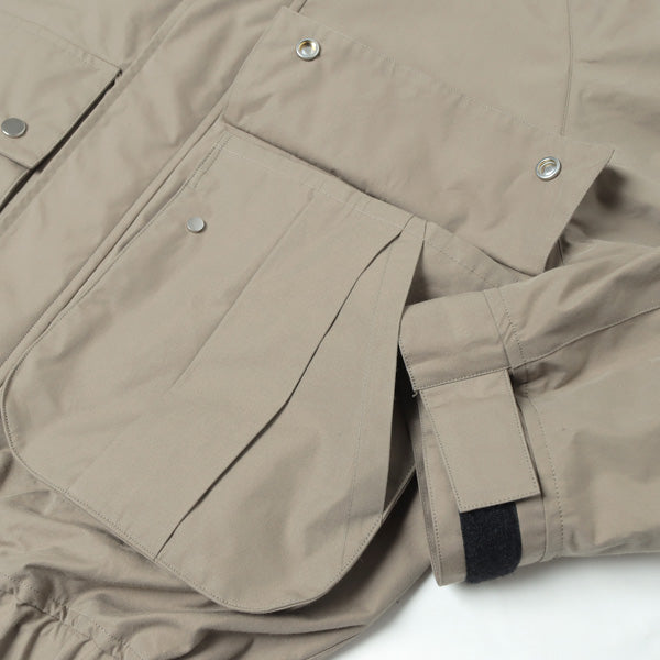 HOODED HUNTER JACKET ORGANIC COTTON WEATHER CLOTH