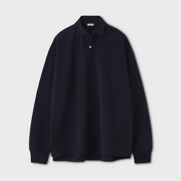 Pmap Navy PHIGVEL(フィグベル) SKIPPER LONG SLEEVE POLO PMAP-CL01 (PMAP-CL01) | PHIGVEL ...