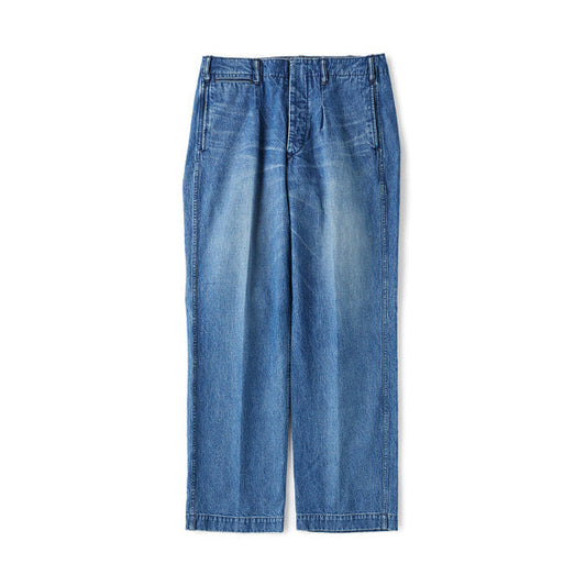 PLEATED LIBERTY TROUSER(FADE INDIGO)