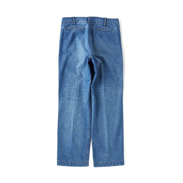 PLEATED LIBERTY TROUSER(FADE INDIGO)