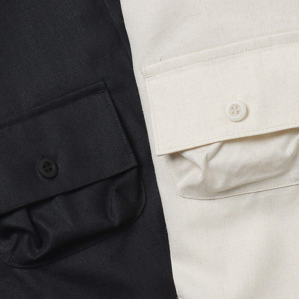 WHOWHAT フーワット / 4 pocket shirts S size