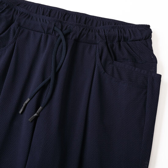 WIDE TAPERED EASY PANTS (MESH)