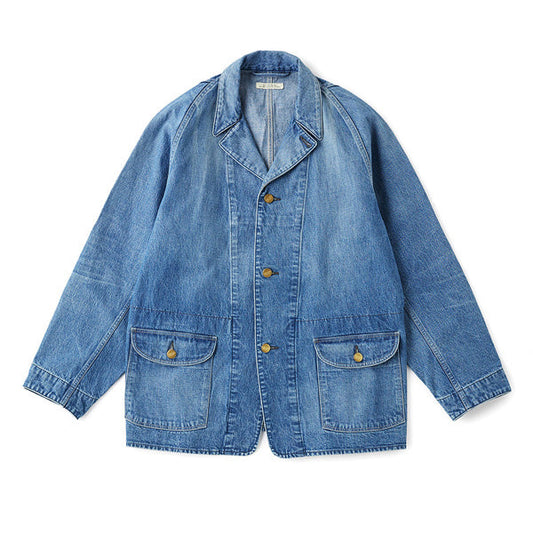 FLAP TWO-POCKET LIBERTY JACKET(FADE INDIGO)