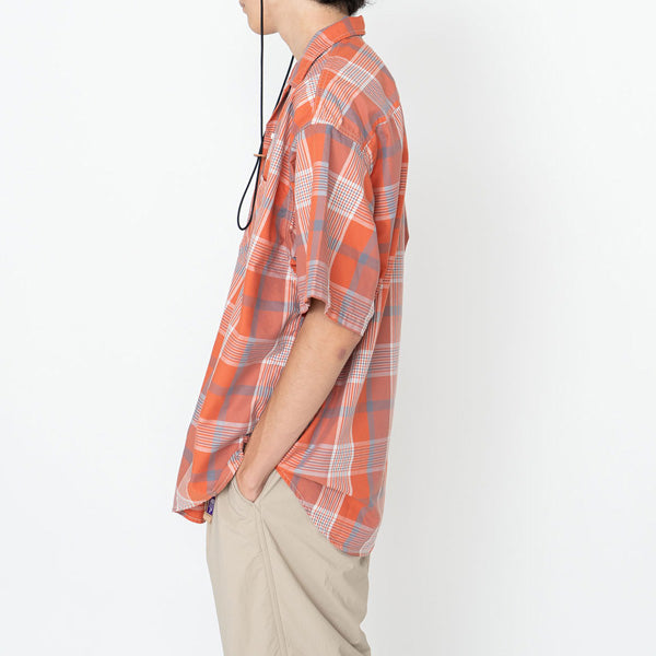 Open Collar H/S Shirt