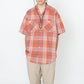 Open Collar H/S Shirt