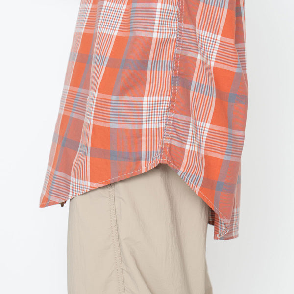 Open Collar H/S Shirt