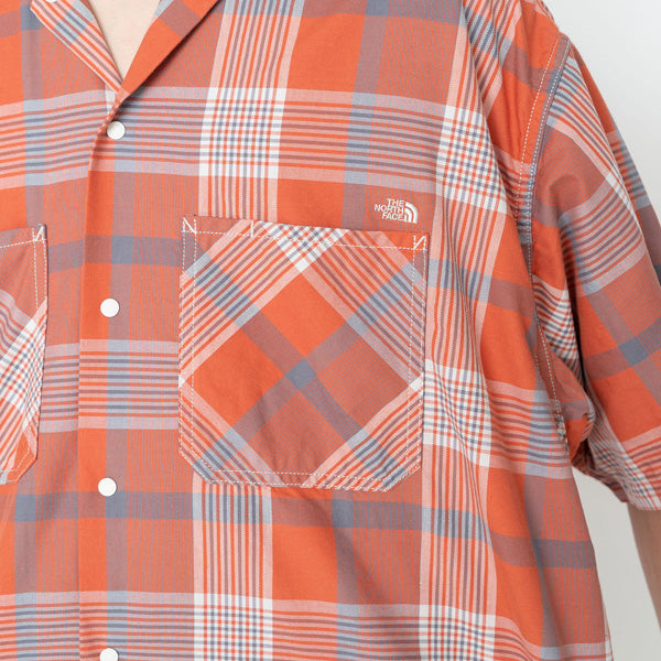 Open Collar H/S Shirt