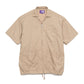 Polyester Linen Field H/S Zip Shirt