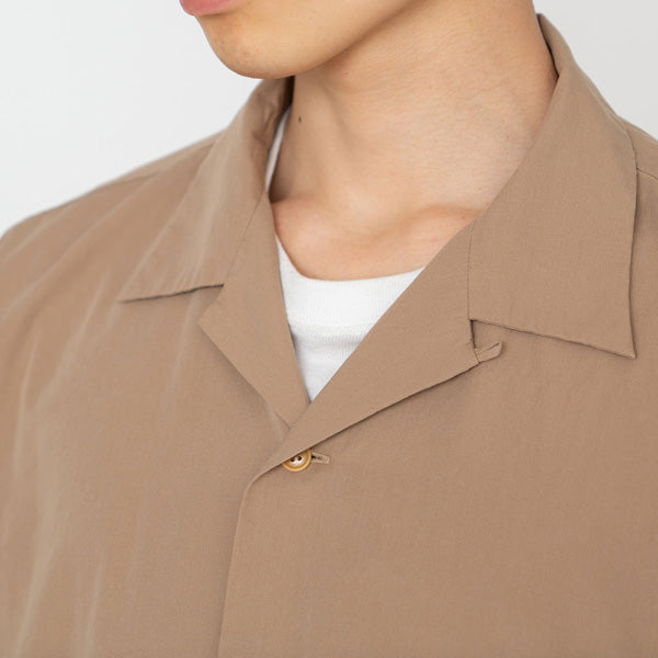 Open Collar Wind H/S Shirt