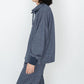Half-zip sweat anorak