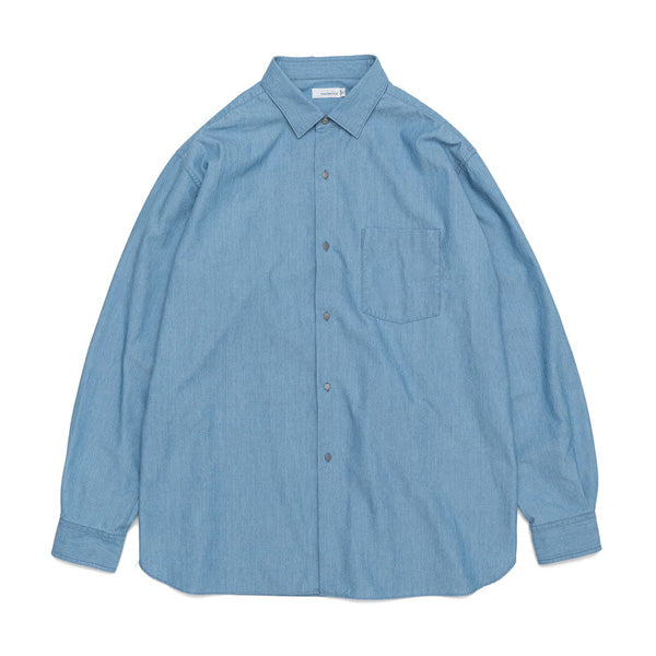 Regular Collar Chambray Shirt