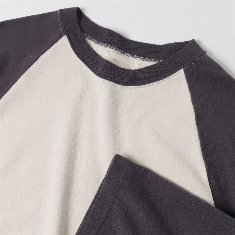 C/Silk Nep Baseball Raglan Tee