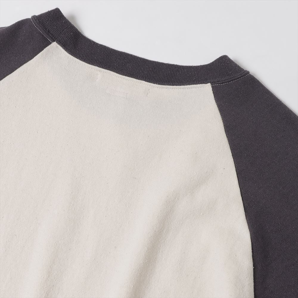 C/Silk Nep Baseball Raglan Tee