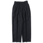 DOUBLE PLEATED CLASSIC WIDE TROUSERS SUPER120s WOOL TROPICAL