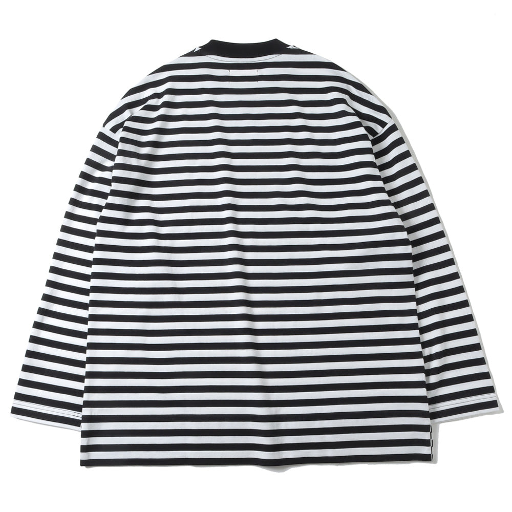 BOX Tee L/S ORGANIC COTTON BORDER
