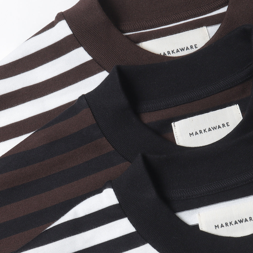 BOX Tee L/S ORGANIC COTTON BORDER