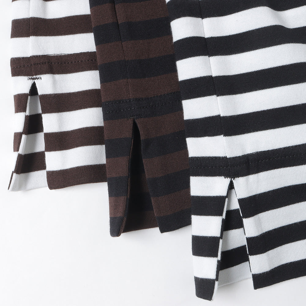 BOX Tee L/S ORGANIC COTTON BORDER