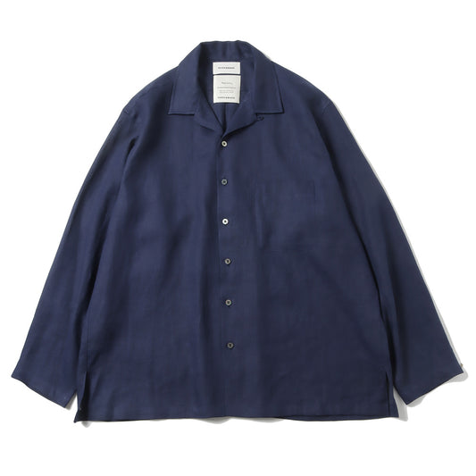 OPEN COLLAR SHIRT HEMP