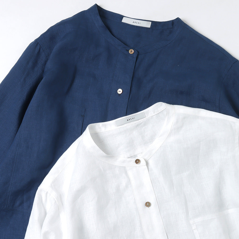 LINEN HENLEY SHIRTS