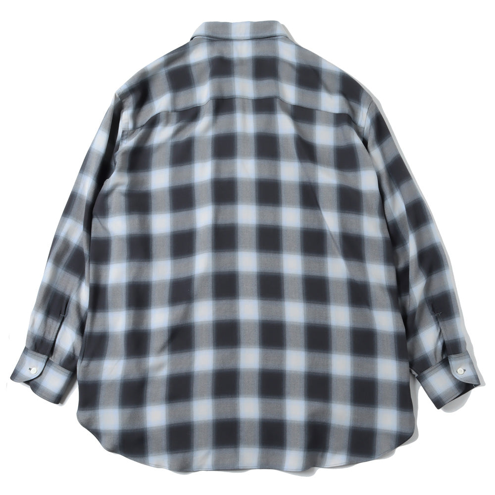 blurhms） Rayon Check Shirt (BHS23S016) | blurhms / シャツ (MEN