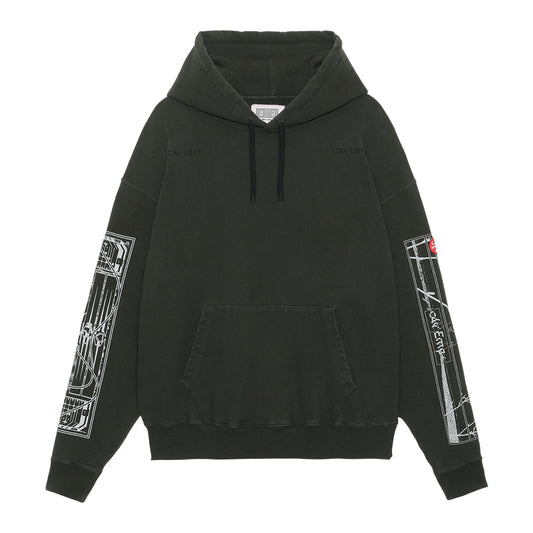 WASHED FRAUDULENCE HOODY