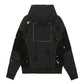 PLAGUE WIDE RIB CUT ZIP HOODY