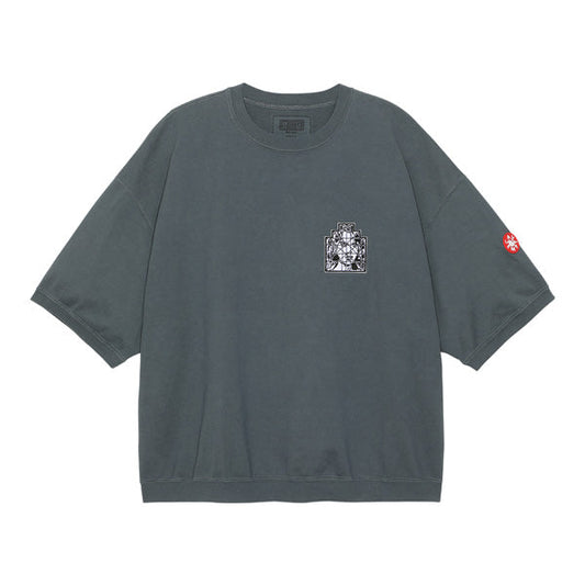 OVERDYE ZIG-PATCH SHORT SLEEVE CREW NECK