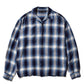 RS.Nep Check Open Collar L/S SH