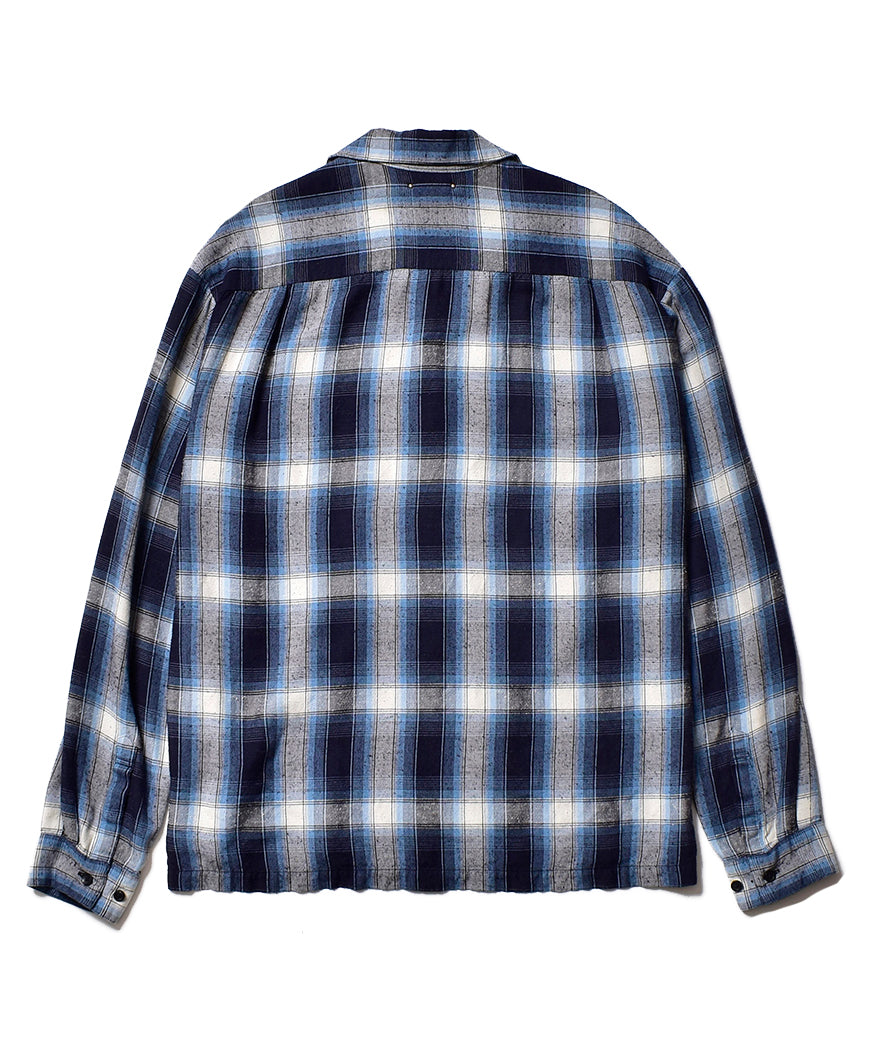 RS.Nep Check Open Collar L/S SH